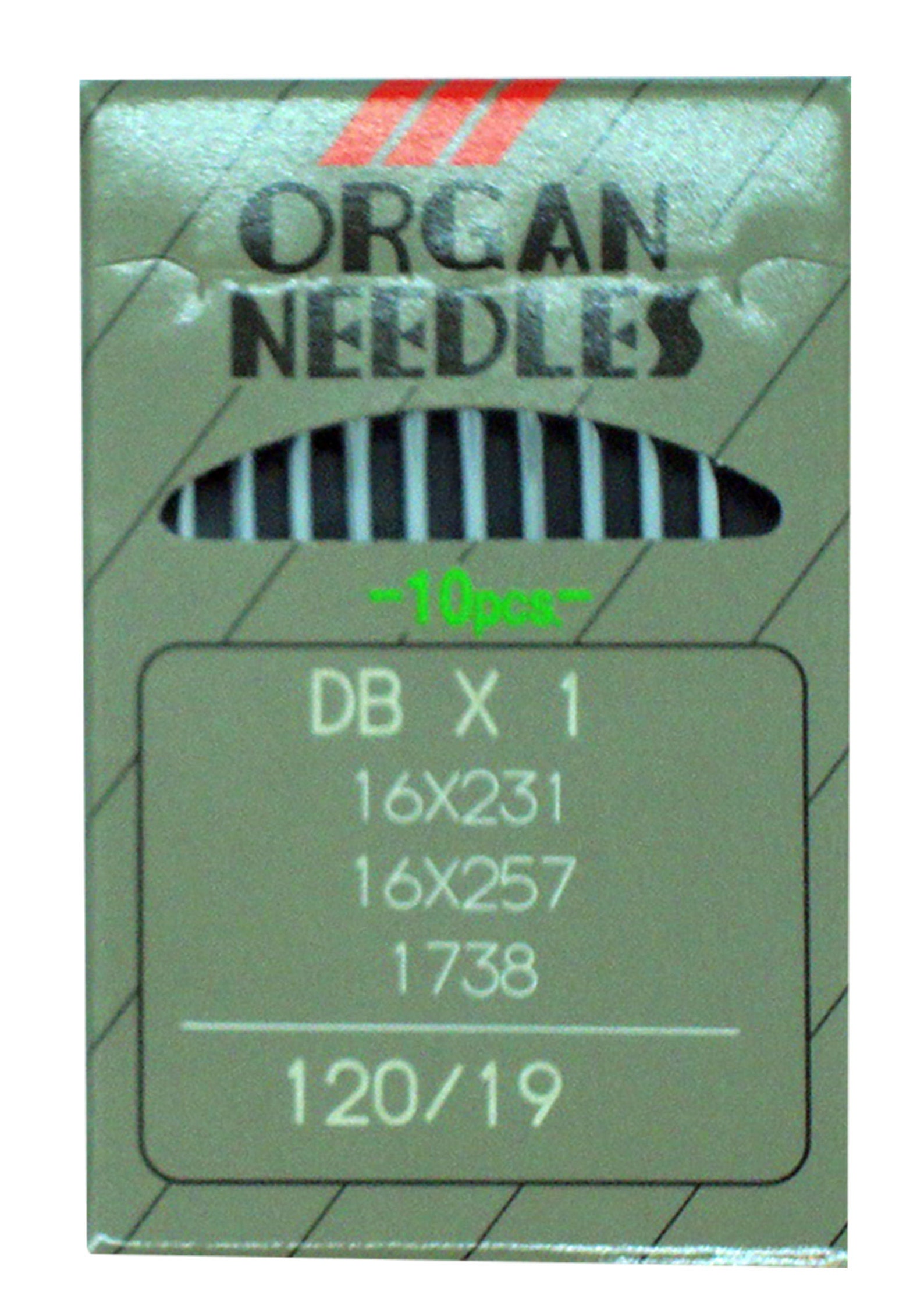 Set of 10 Organ Needles Industrial Sewing Machine DBX1 Juki 16X231 90/