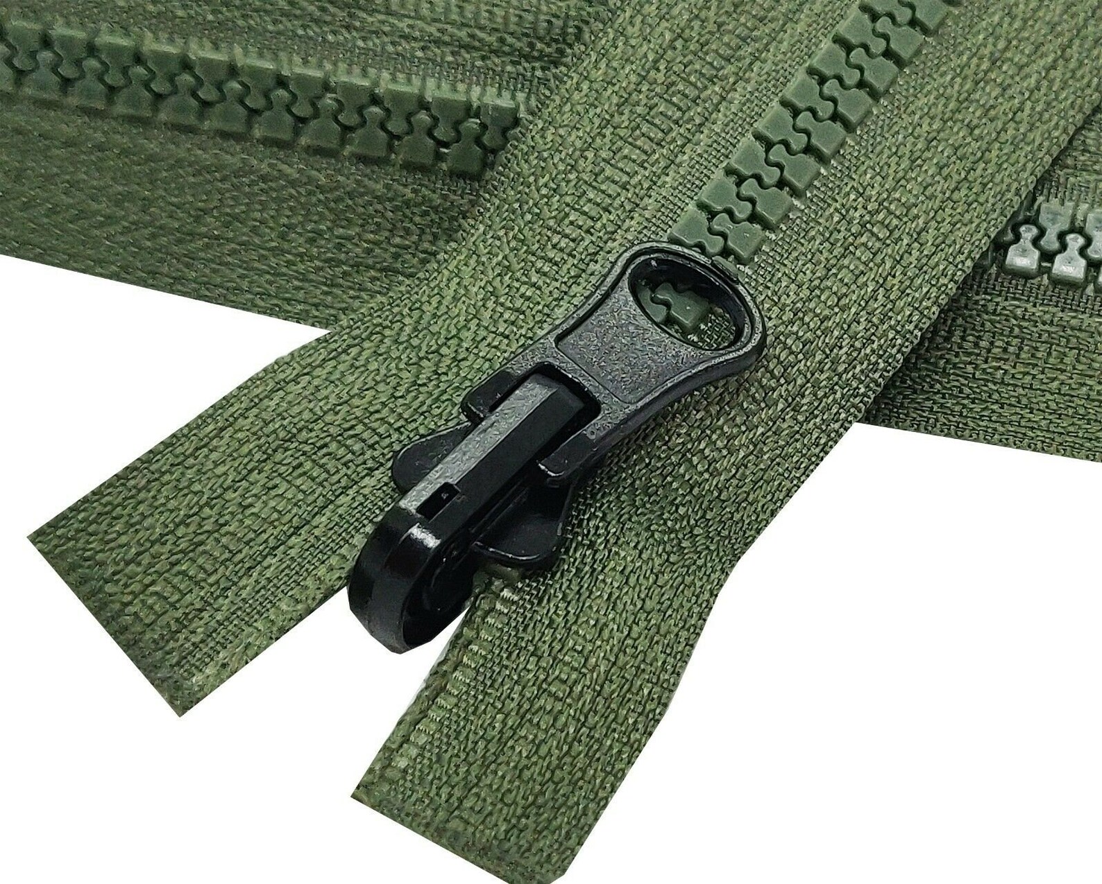 Réversible Chunky Zipper Size 5 Flip Over Puller Double Sided Etsy