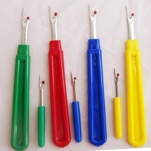 4x Seam Rippers, Stitch Unpickers, Stitch Pickers, Seam Unpickers, UK  Haberdashery, Sewing Supplies, Sewing Room Essentials, Sewing Notions 