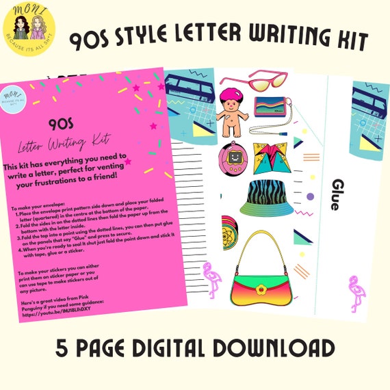 Letter Writing Kit (1990s Style)