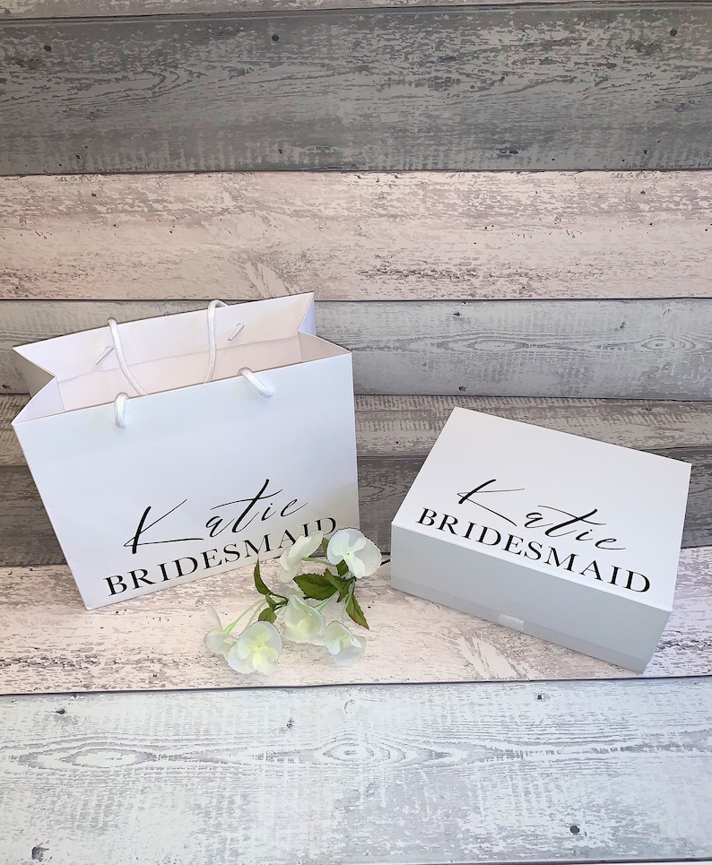 Personalised Bridesmaid Gift Bag. Personalised Bridesmaid Gift Etsy