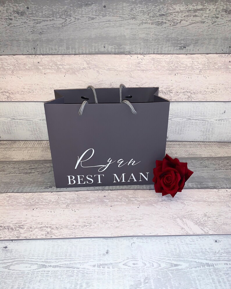 Personalised Best Man Gift Bag. Personalised Best Man Gift Etsy