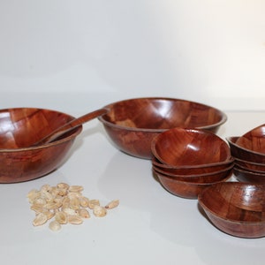 13-teiliges Erdnuss-Set, Retro Snacks | Schalen für Tapas und kleine Gerichte, Vintage Küche | Erdnussschale und Schalen, Snack-Set.