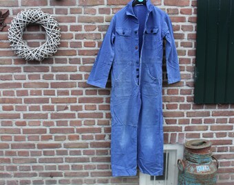 French Vintage Work Wear Overalls Vintage - Etsy