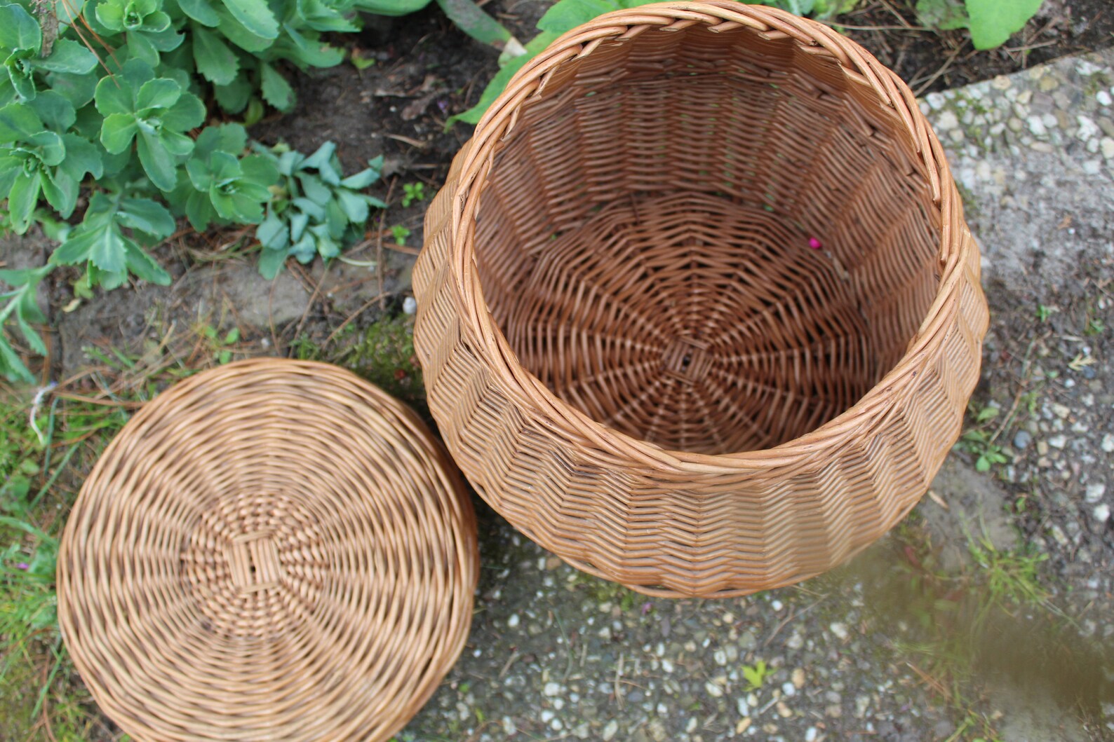 Alladin Schlauchkorb großer Korb mit losem Deckel Schlauch | Etsy