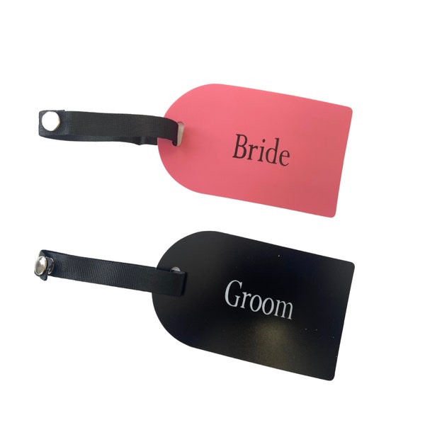 Bride and Groom Luggage Tags-Newlyweds Luggage Tags