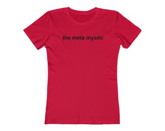 de meta-mysticus | RODE dames 'the boyfriend tee'