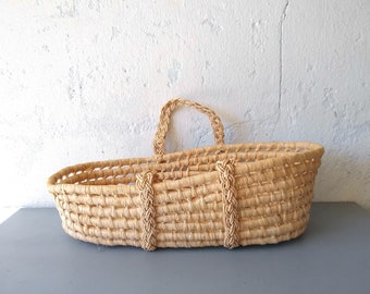 vintage wicker moses basket