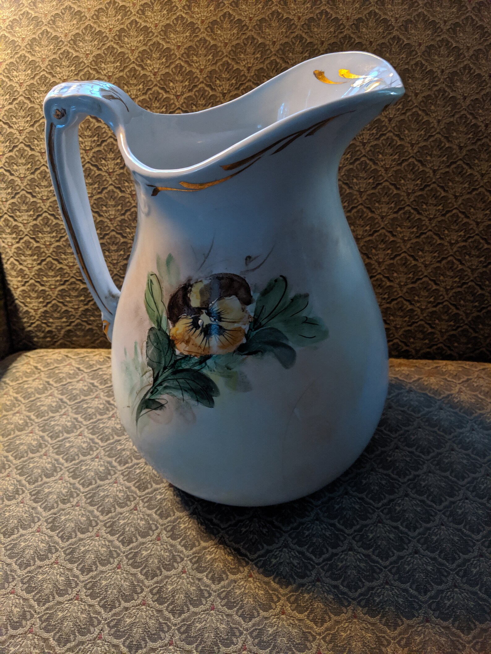 Vintage Stoneware Chamber Pot Set Etsy