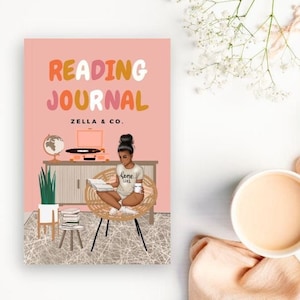 6x9 Black Girl Reading Journal, Black Girls Read, Reading Journal, Reading Tracker, Book Journal, Book Planner, Reading Planner