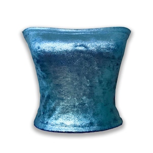 Velvet Metallic Spandex Tube Top