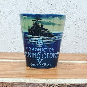 Rare Antique Minton’s King George V Coronation Beaker Mug