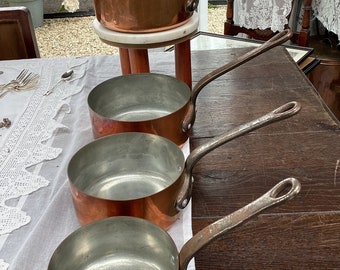 Antique Copper Pans French Copper Pots Copper Saucepans