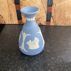 Vintage Wedgwood Jasperware Stem Vase