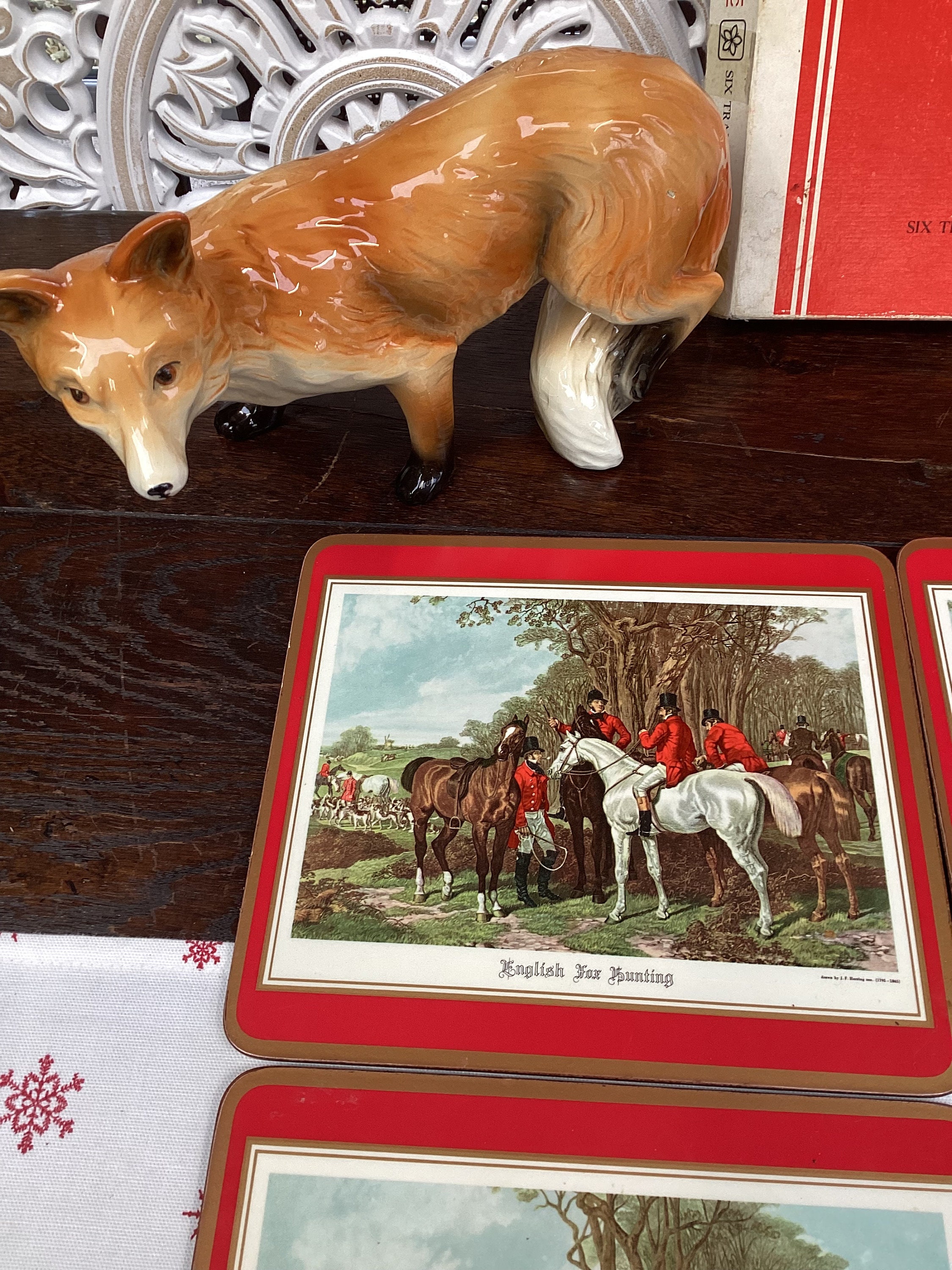 Set of Six Vintage Pimpernel Placemats Fox Hunting Scenes Etsy Australia