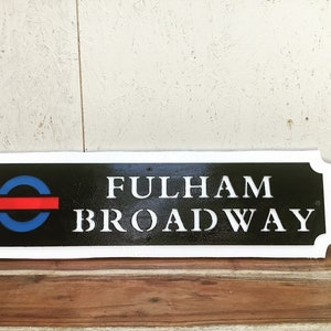 London Underground Station Metal Sign London Tube Station Sign Street Signs