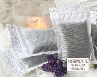 Lavendel Duftsäckchen | belflora Lavendelsäckchen liebevoll mit Spitze von Hand gefertigt - handmade in Deutschland