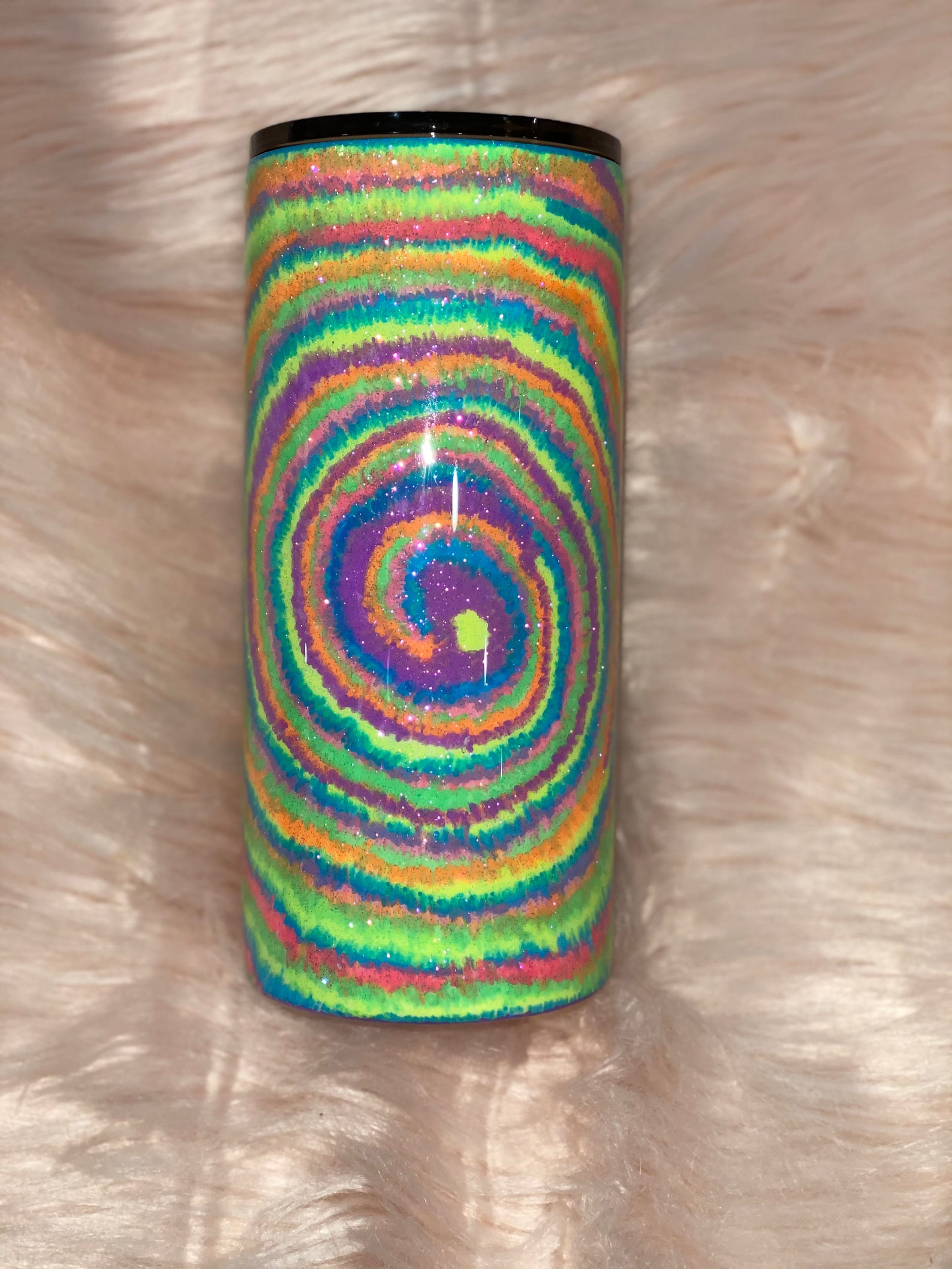 Hand painted Tye Dye Tumbler Acrylic paint 22 oz fatty Etsy