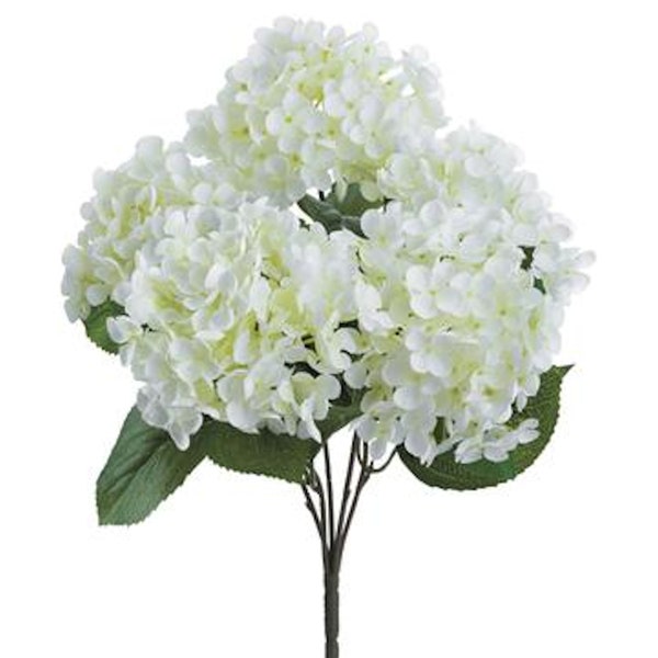 White Silk Hydrangea Etsy