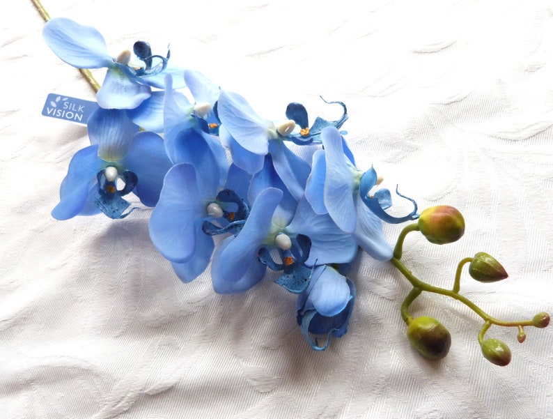 Silk flower Phalaenopsis Orchid Spray available in Etsy