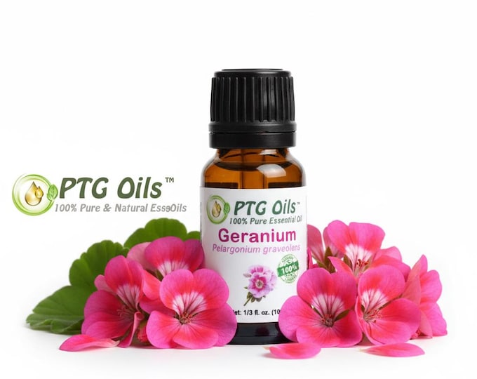 Geranium Essential Oil Floral Rosy Fresh Aroma