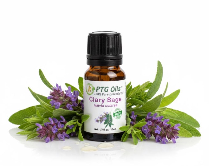 Clary Sage Essential Oil Soft Herbal Floral Aroma