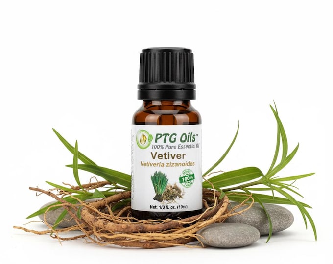 Vetiver Essential Oil Deep Earthy Smoky Aroma