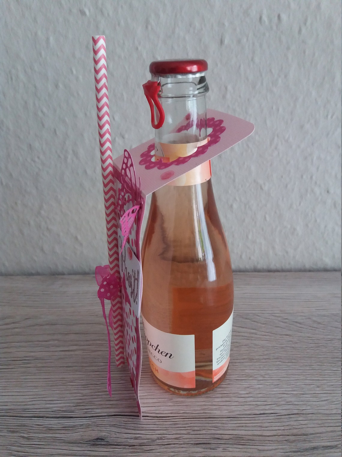 Flaschenanhänger Geschenkanhänger Mitbringsel Gartenparty Etsy