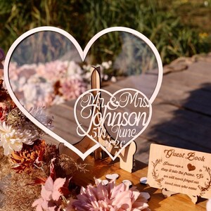 Transparent hearts wedding guest book alternative,Acrylic heart wedding guestbook sign,Heart drop box,Acrylic wedding drop box frame