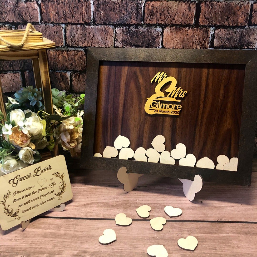 Wooden Wedding Guest Book Alternative, Wood Guest Book, Wooden Sign