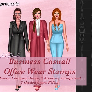 Procreate Brushes, Procreate Stamps, Procreate Clothes, Digital Brushes, Procreate Brush, Procreate Fashion, Digital Stamps, Procreate Stamp