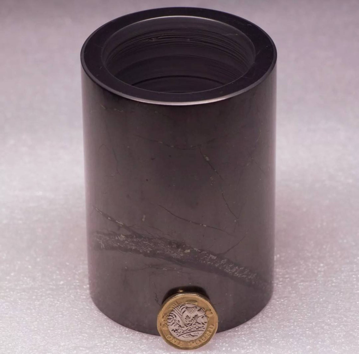 Shungite cup for water purification Healing water fullerenes Etsy