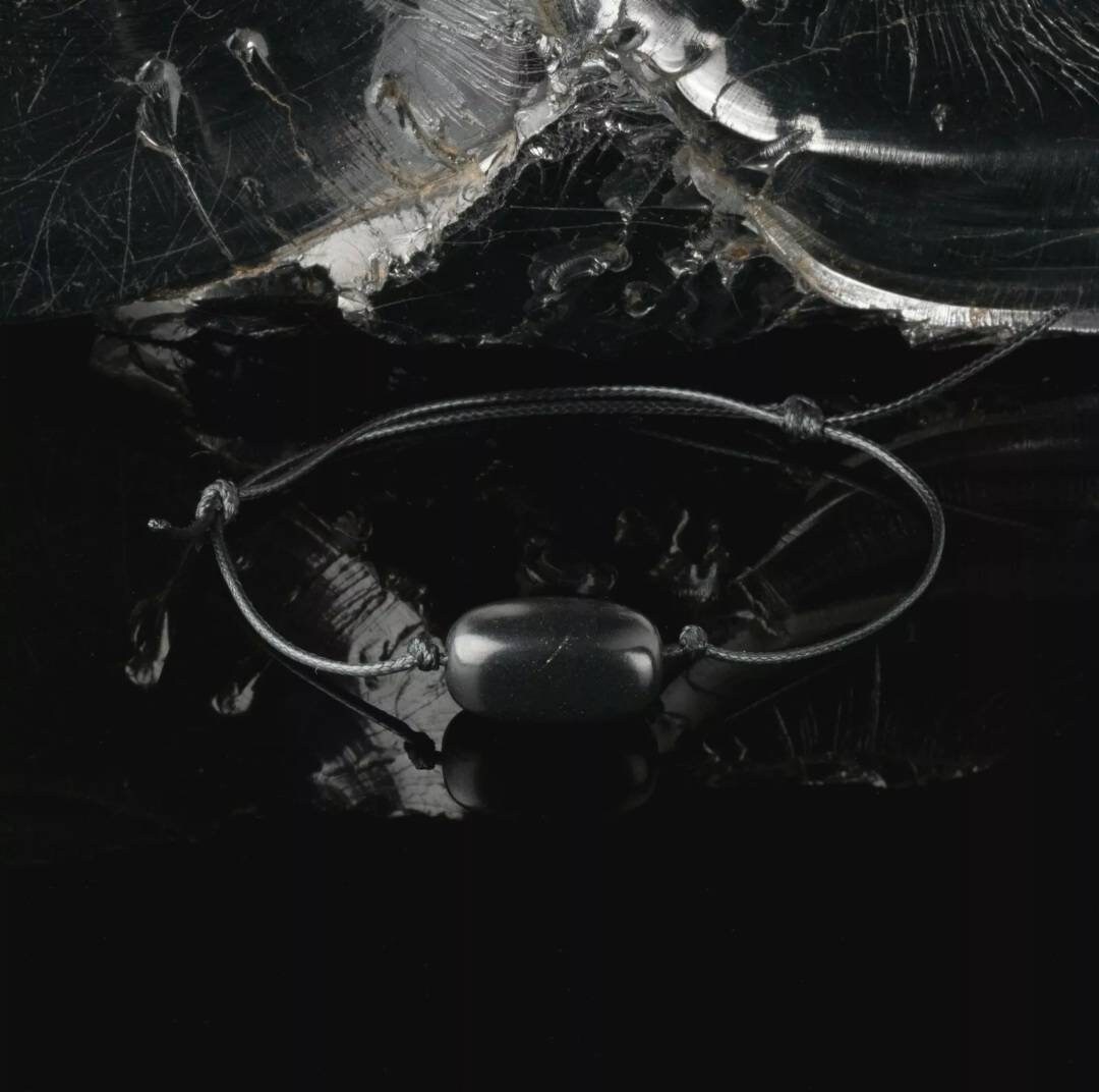 Bracciale Shungite Perle Da 10mm In Pietra Naturale - Qualità A - Foto 5