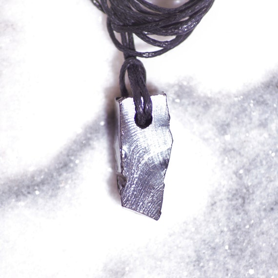 Elite Shungite Pendant necklace EMF Protection Grounding Chakra Balance Healing Carbon 98%