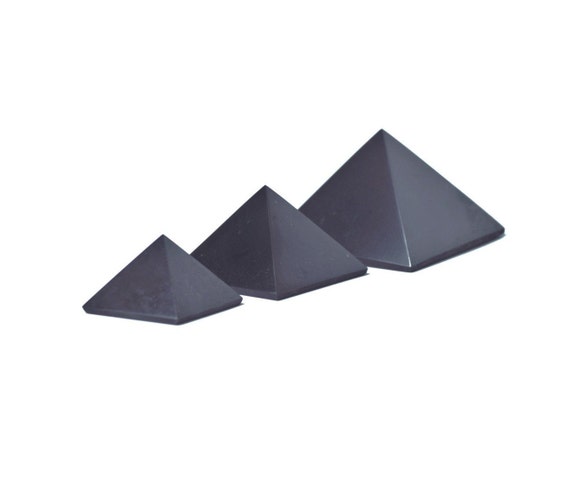 Shungite Pyramid 3cm 4G 5G EMF and Radiation Protection & Healing 