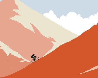 Bike poster, cyclist poster, cycle, off road cycle download poster