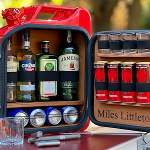 Customizable Mini Bar for Father's Day Husband's Birthday Son's Unique present for Man Boss Gift for boyfriend Whiskey gifts for men