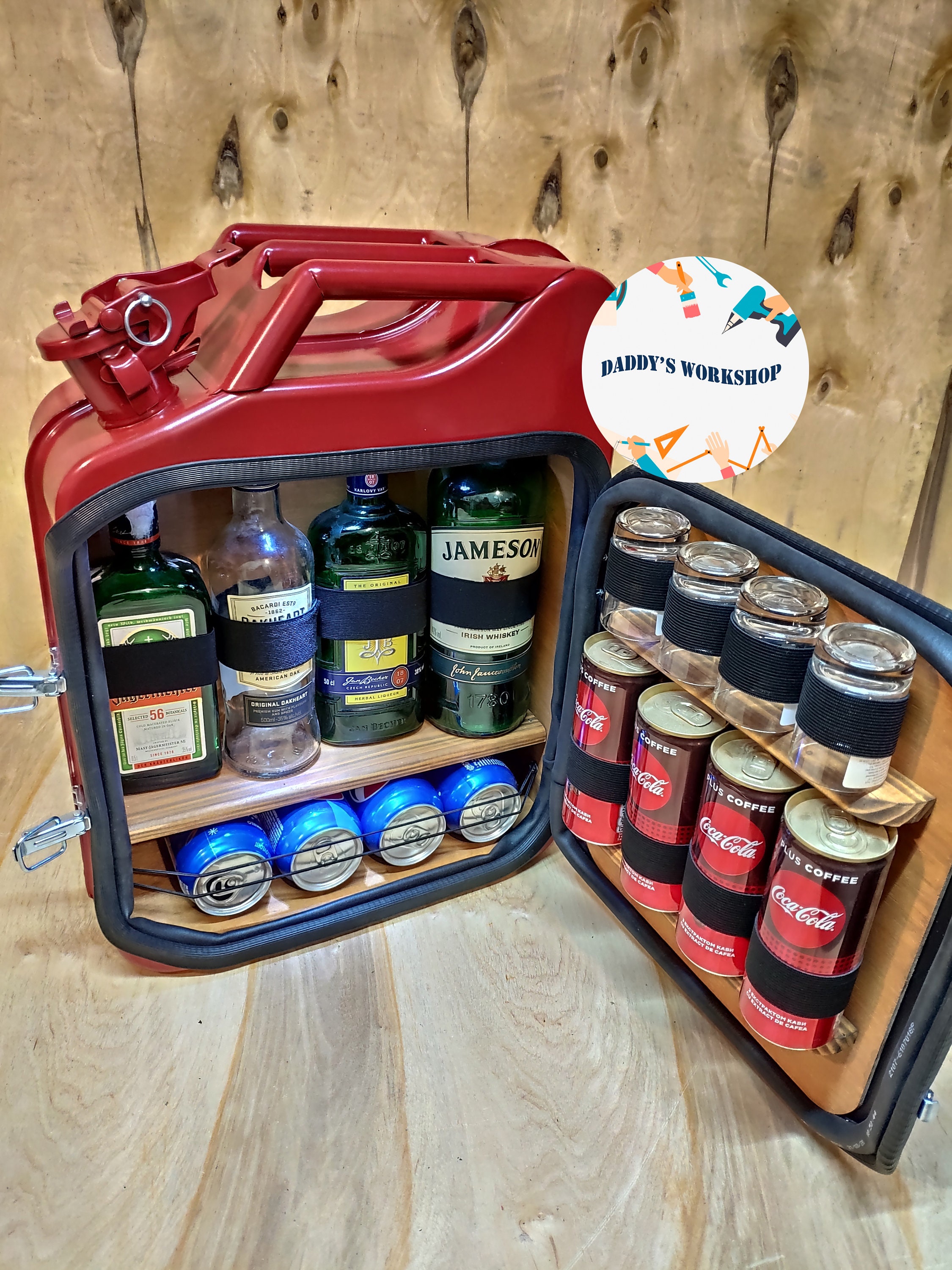 Jerry Can Bar Mini Bar Jerry Can Mini Bar Kanister Mini Etsy