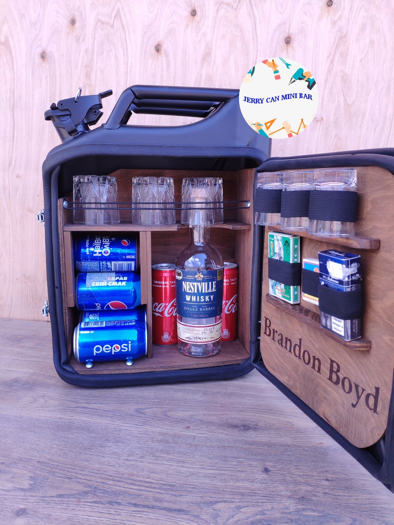 Jerry Can Bar Personalized Mini Bar Jerry Can Mini Bar Etsy