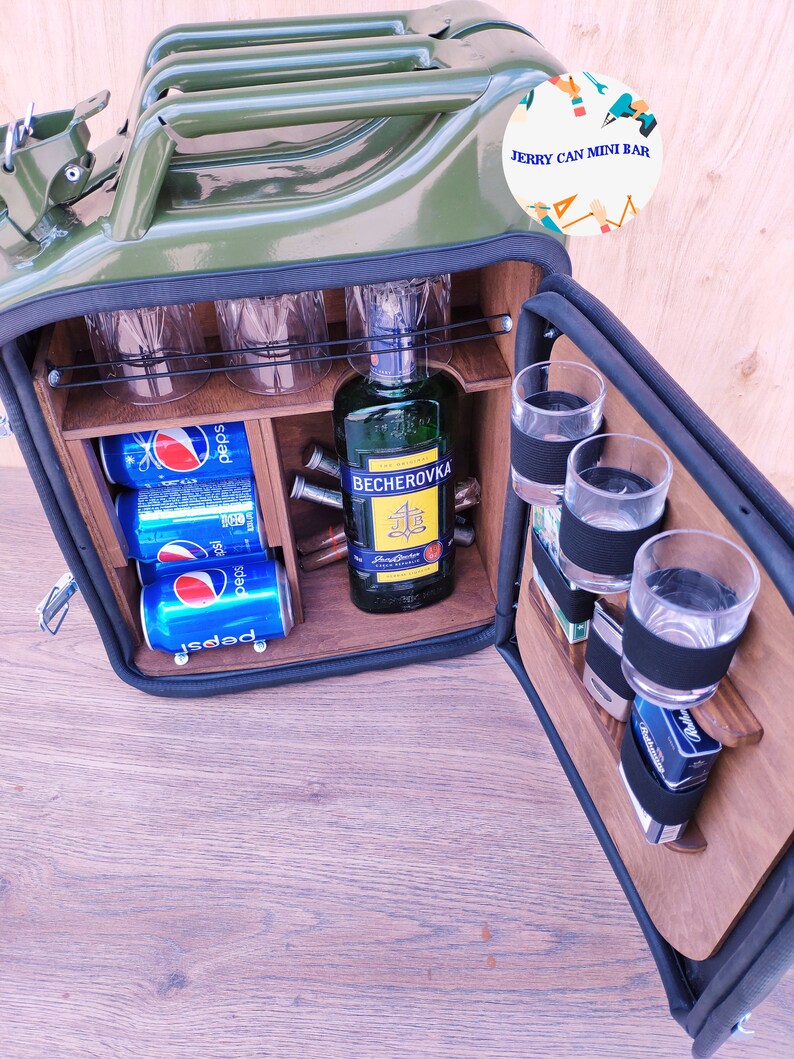 Jerry Can Bar Personalized Mini Bar Jerry Can Mini Bar Etsy