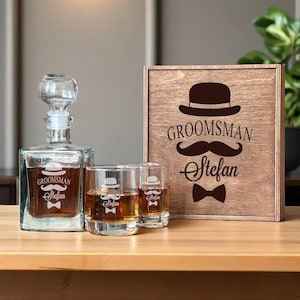 Wedding Gift, Groomsmen Proposal, Best Man Gift Box, Groom Engraved Box, Proposal Gift Box, Custom Gift Box, Unique Gift Box, Custom Box