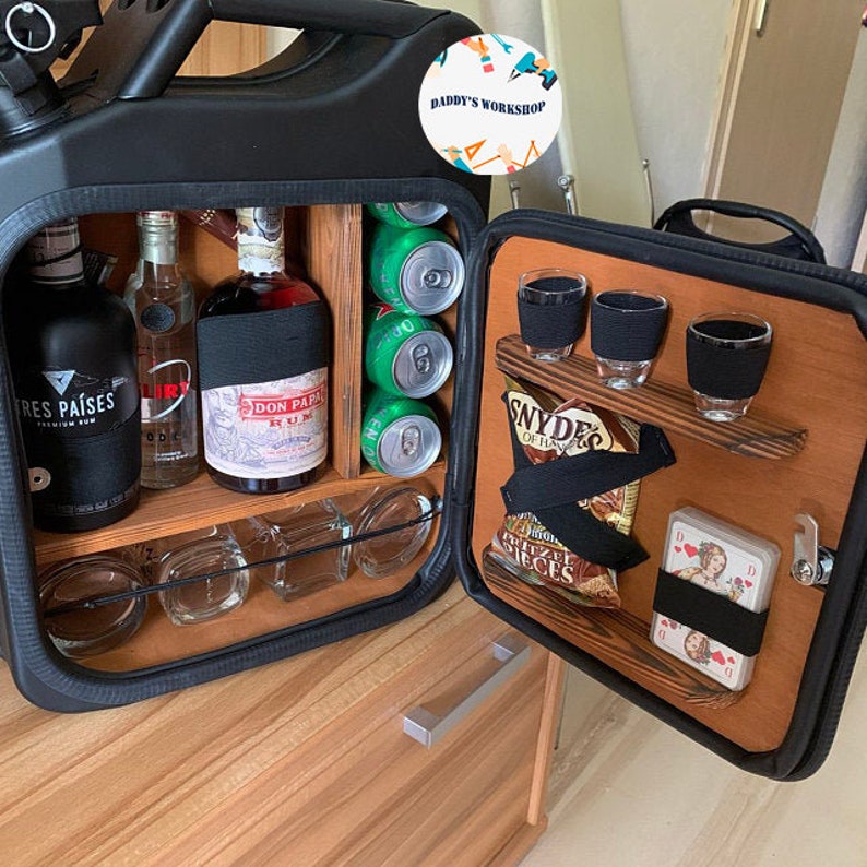 Jerry Can Bar Mini Bar Jerry Can Mini Bar Canister Mini | Etsy