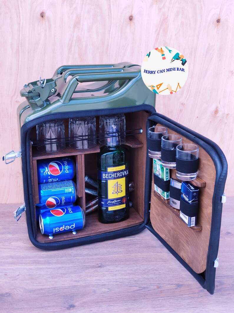 Jerry Can Bar Personalized Mini Bar Jerry Can Mini Bar Etsy