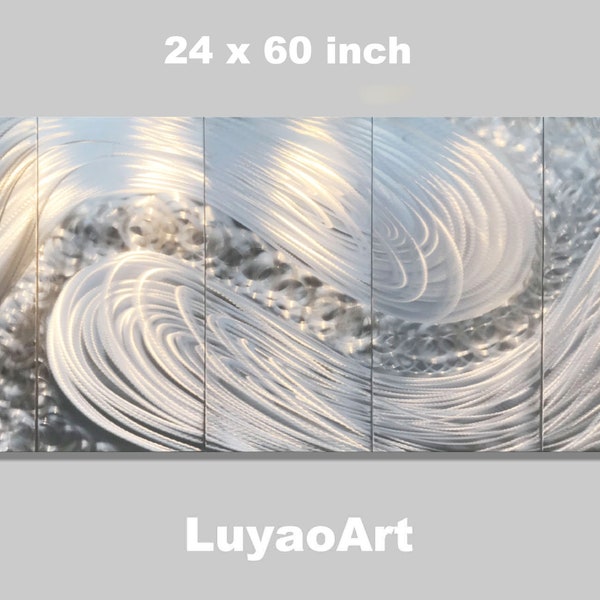 Metal Wall Art, Large Artwork, Modern Metal Art, Indoor Outdoor Art, Abstract Wall Sculpture Office Decor Liveing Decor metal sculpture wall