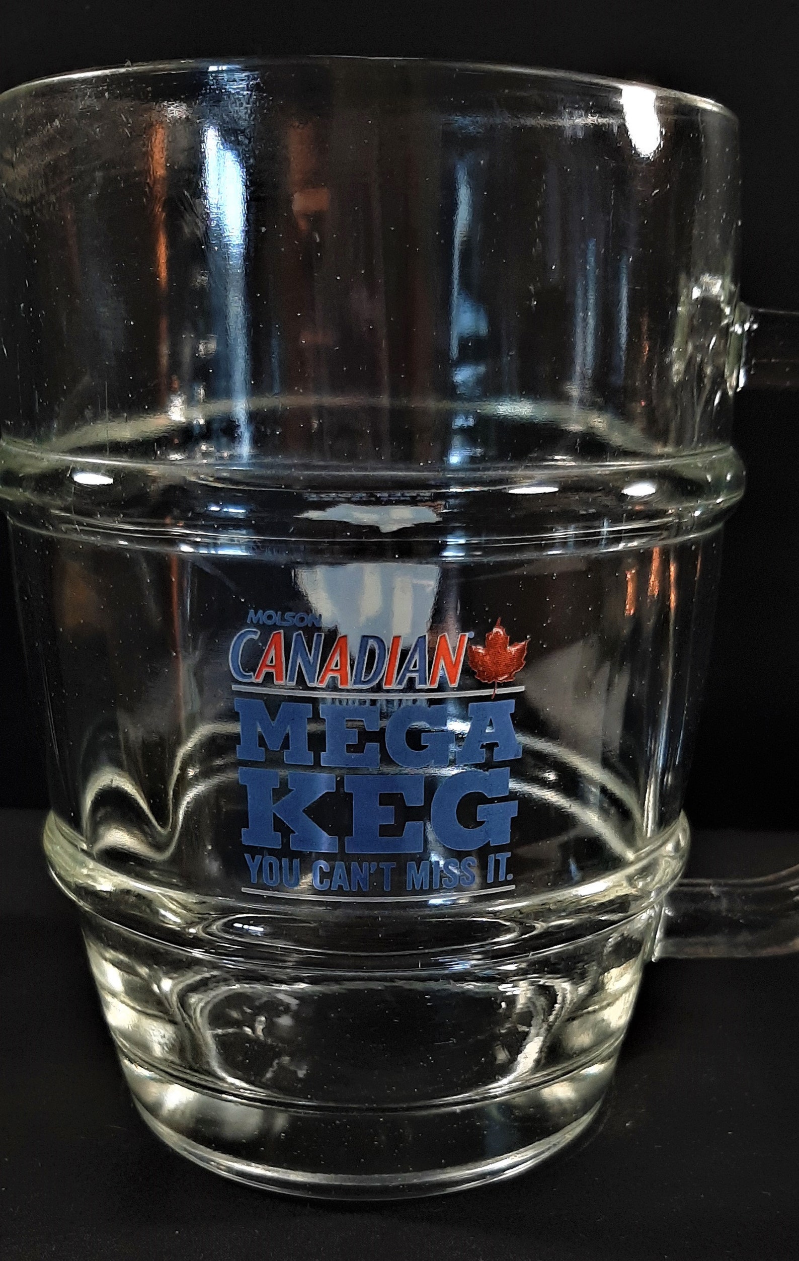 Retro Molson Canadian Mega Keg Beer Mug. Vintage Bar Decor or Etsy
