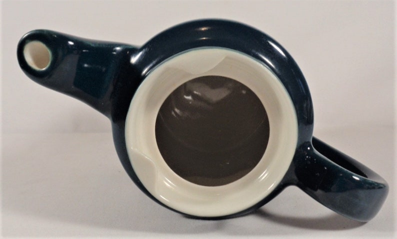 Vintage Hall tea pot Stoneware tableware. Tea for one teapot Vintage kitchenware Collectible green pottery teapot Hall art Pottery