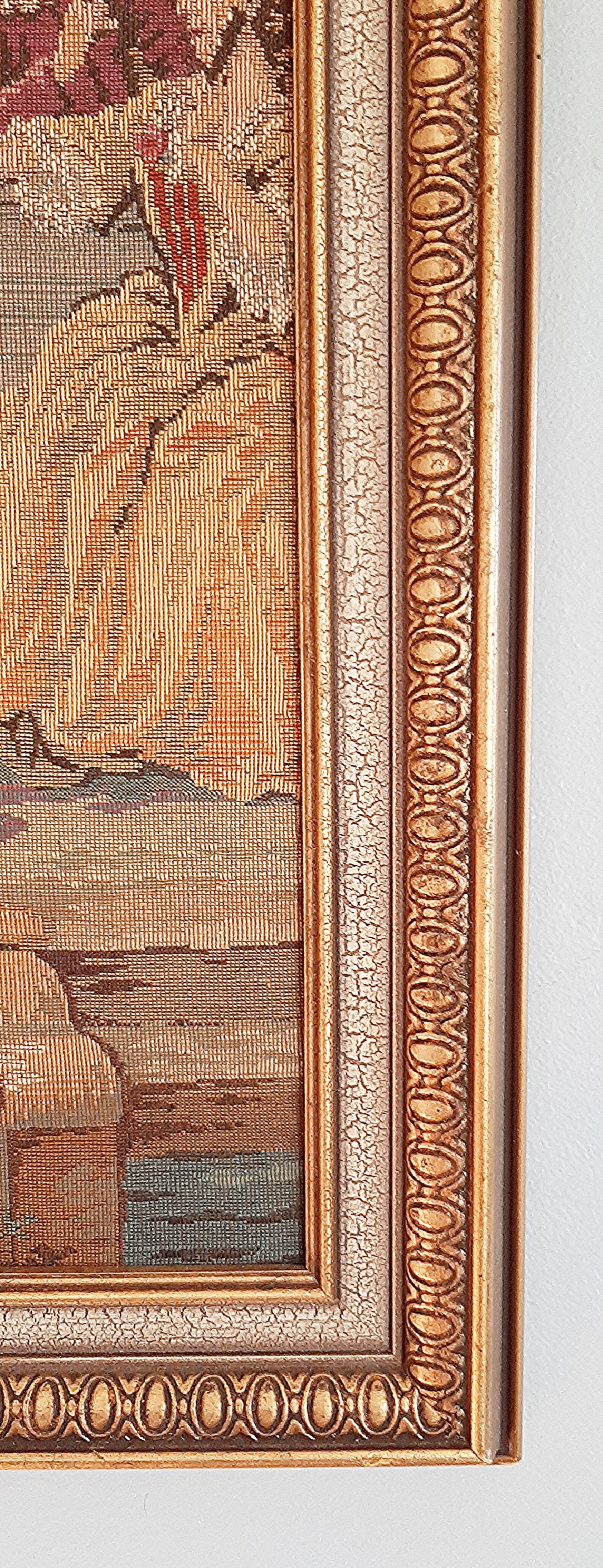 Vintage Tapestry Wall Art Vintage Wall Hanging. Framed Etsy