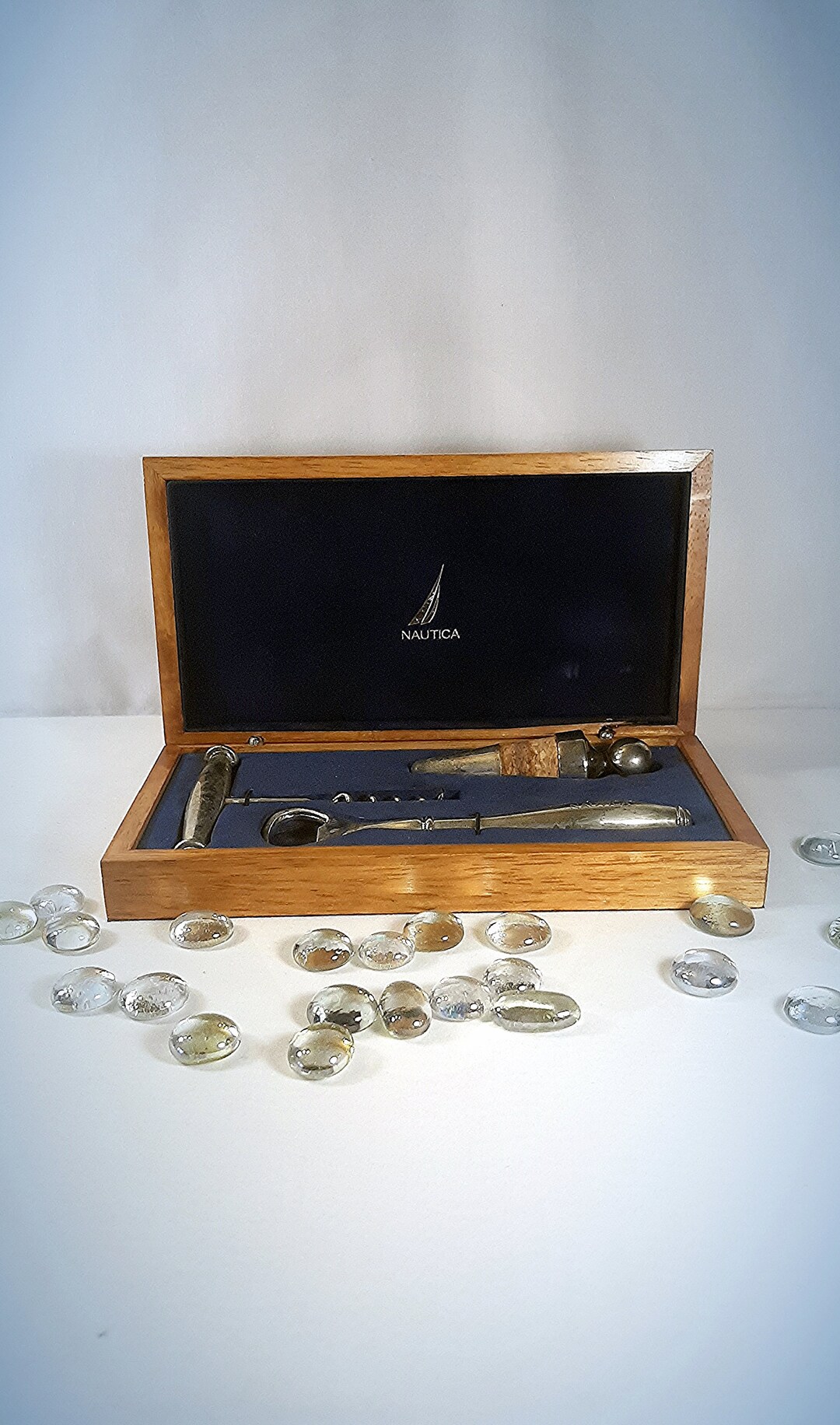 Nautica Set of Bar Tools. Vintage Bar Tool Set. Vintage Bar Decor