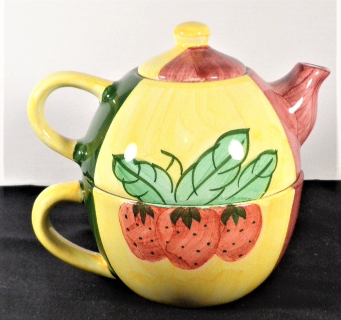 Stacker Teapot Vintage Tea for One Teapot. Teapot and Cup in Etsy Canada