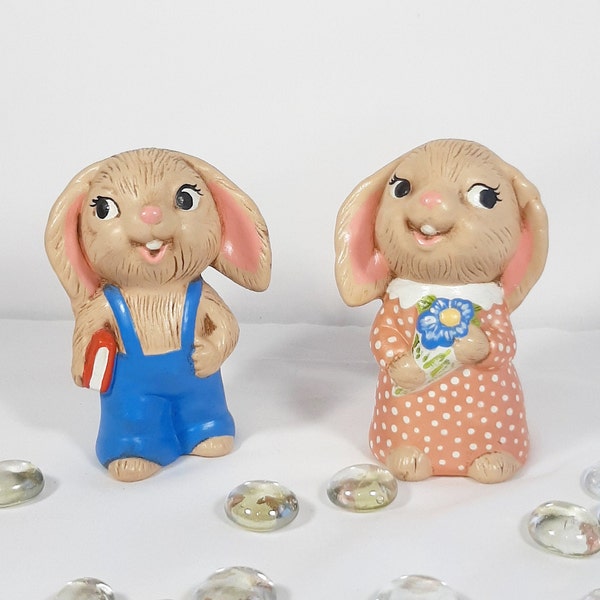 Hand Painted Bunny Etsy